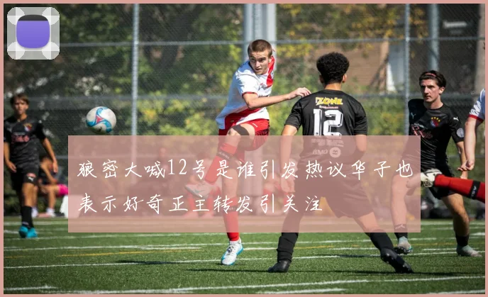 狼密大喊12号是谁引发热议华子也表示好奇正主转发引关注